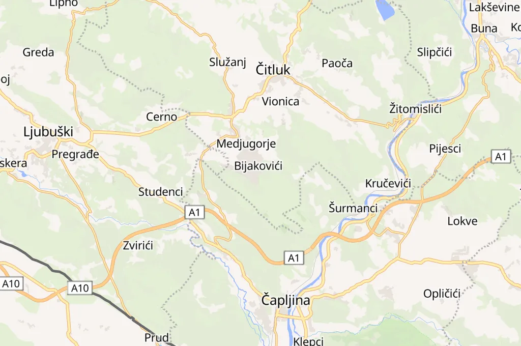 Cruz Azul Area Map