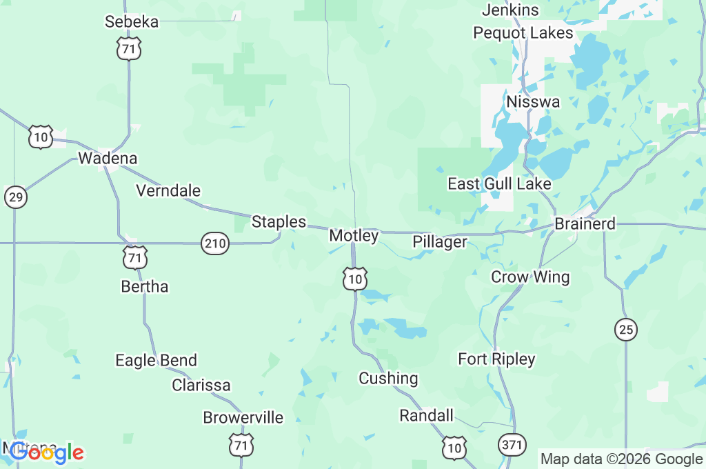 Motley Area Map Motley Area Map