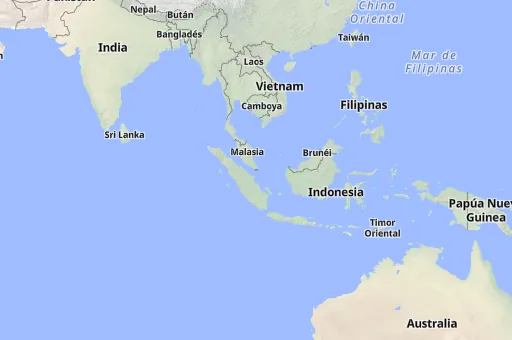 Map of Singapur