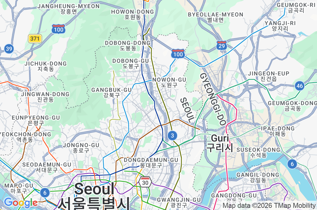 Puente Wolgye 1 Area Map