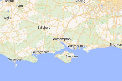 Map of Hampshire