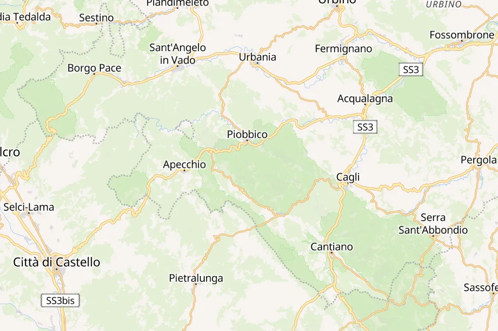 Rifugio Corsini Area Map