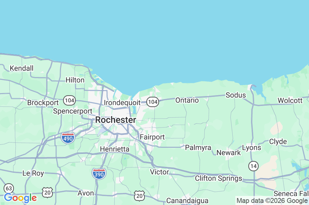 Webster Area Map