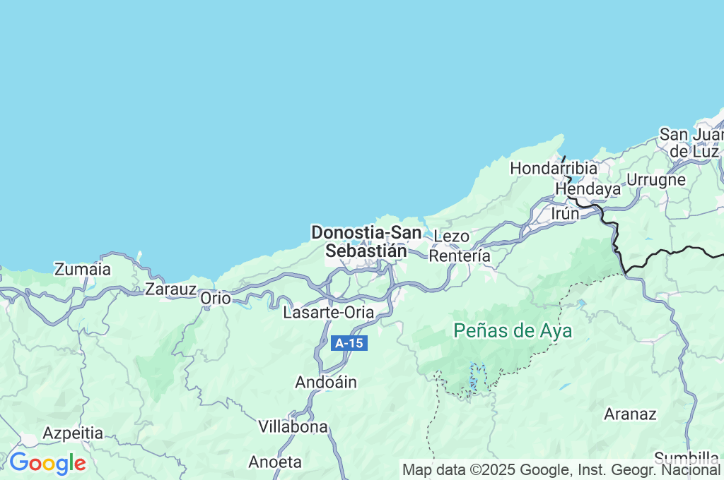 Playa de la Concha Area Map