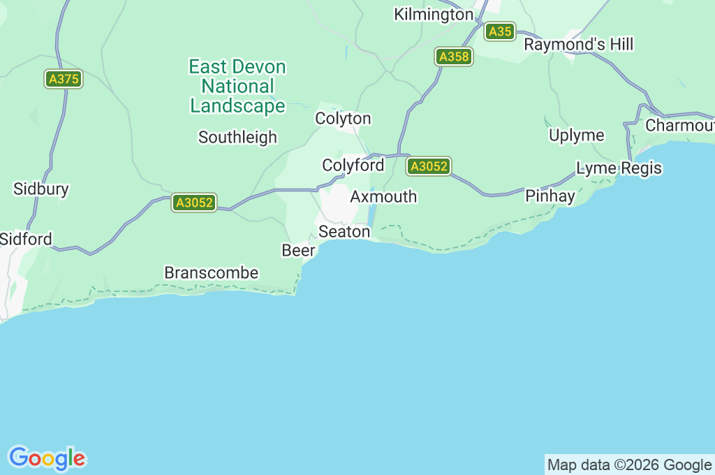 Seaton Area Map Seaton Area Map
