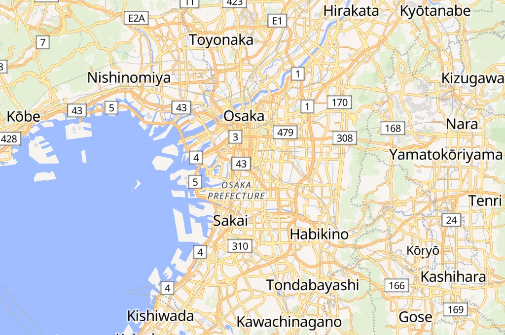 Abeno Harukas Area Map