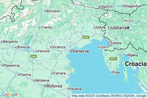 Map of Ciudad Metropolitana de Venecia