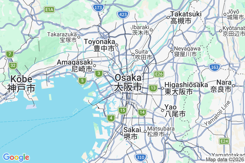 Estación de Fukushima Area Map Estación de Fukushima Area Map