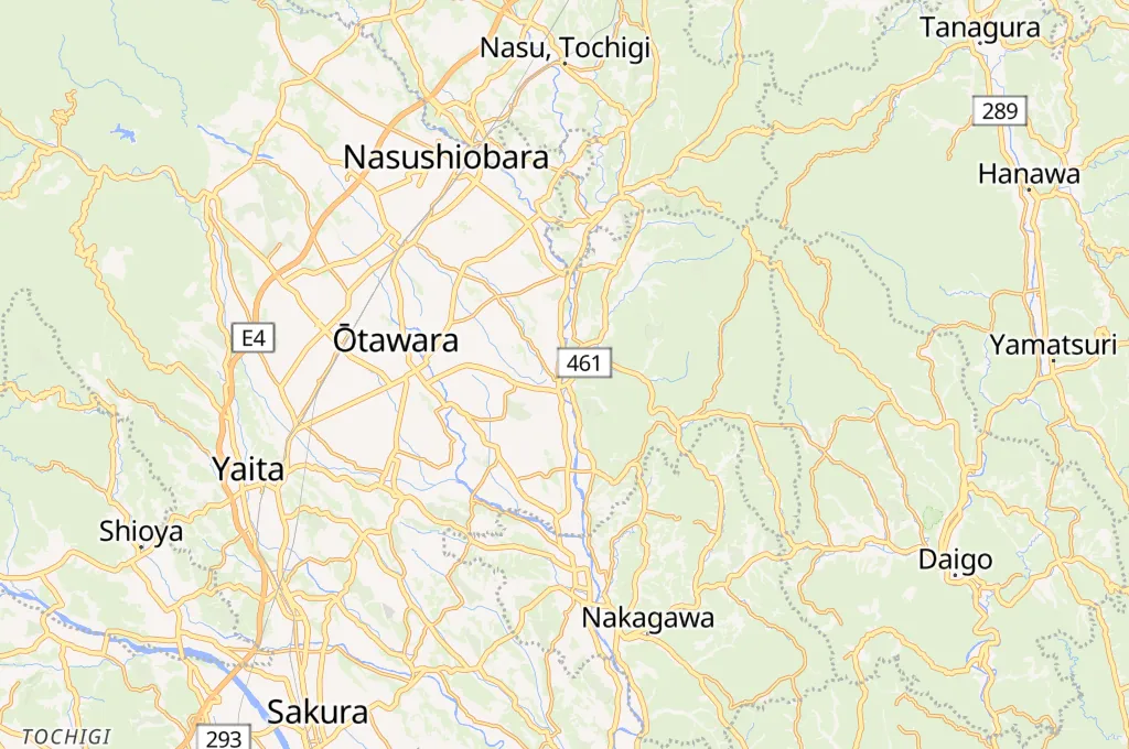 Río Naka Area Map