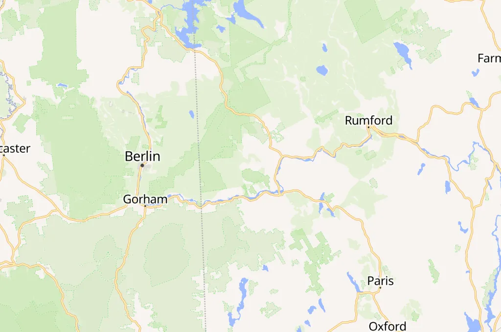 Sunday River Area Map Sunday River Area Map
