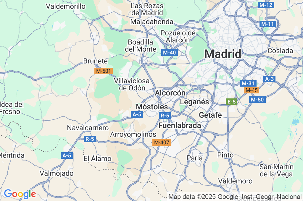 Planeta Tierra Area Map