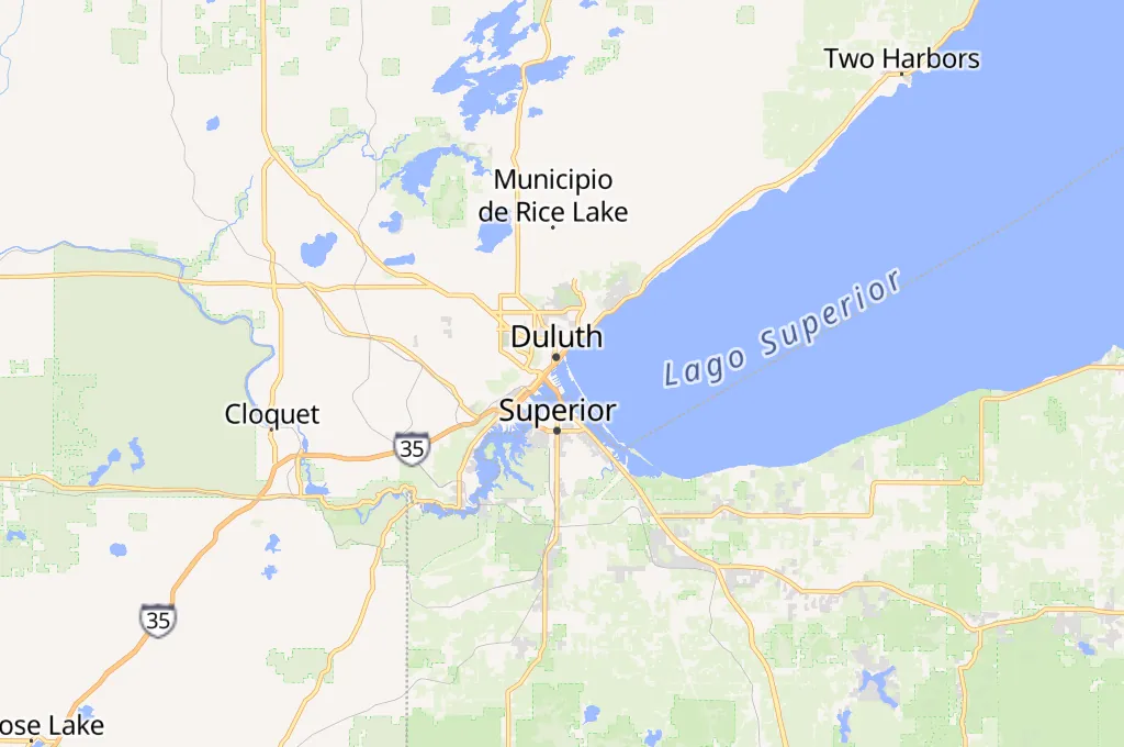 Puerto de Duluth Area Map Puerto de Duluth Area Map