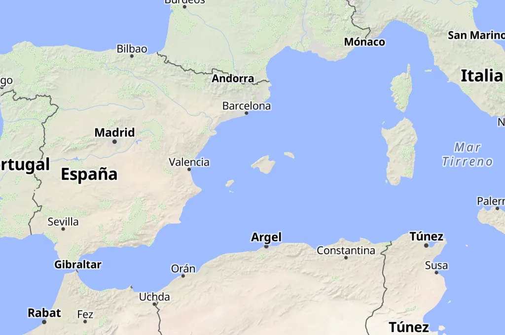 Cala Fornells Area Map