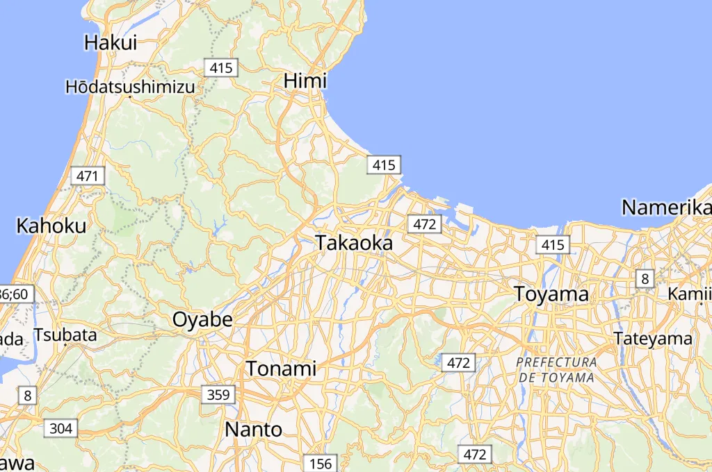 Cruce de Hirokoji Area Map Cruce de Hirokoji Area Map