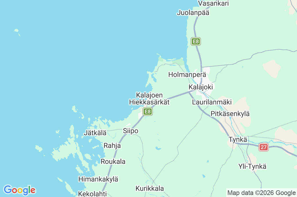 Hiekkasärkät de Kalajoki Area Map