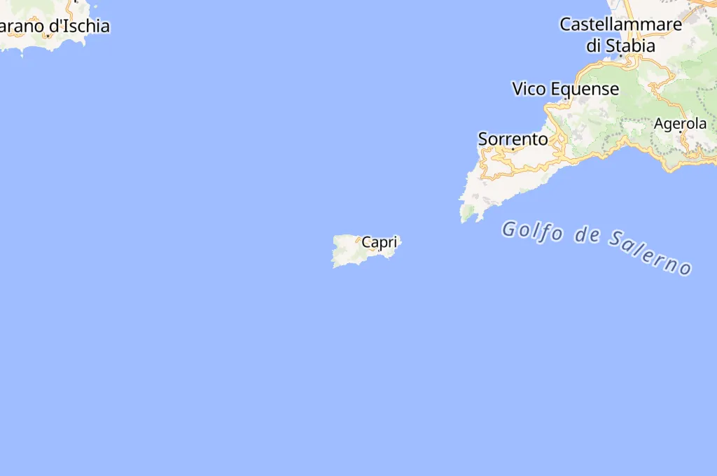 Anacapri Area Map Anacapri Area Map