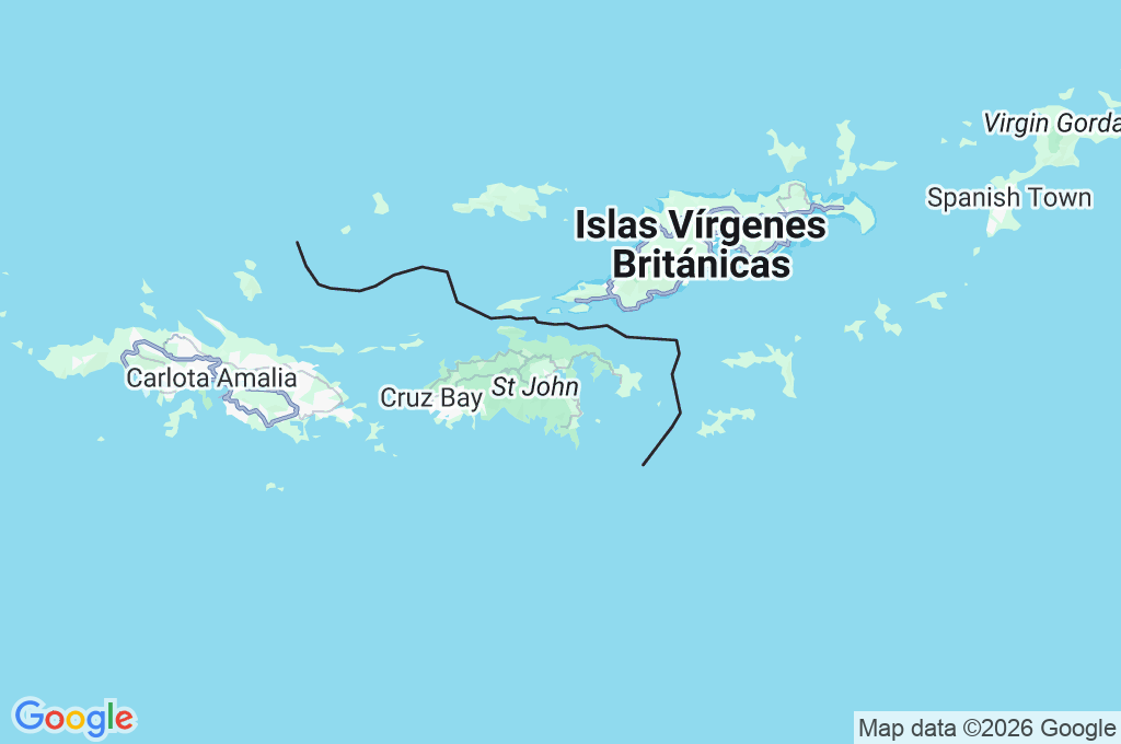 Lime Out St. John Area Map