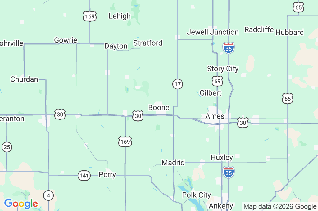 Boone Area Map Boone Area Map