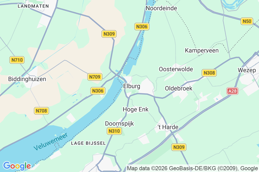 Elburg Area Map Elburg Area Map