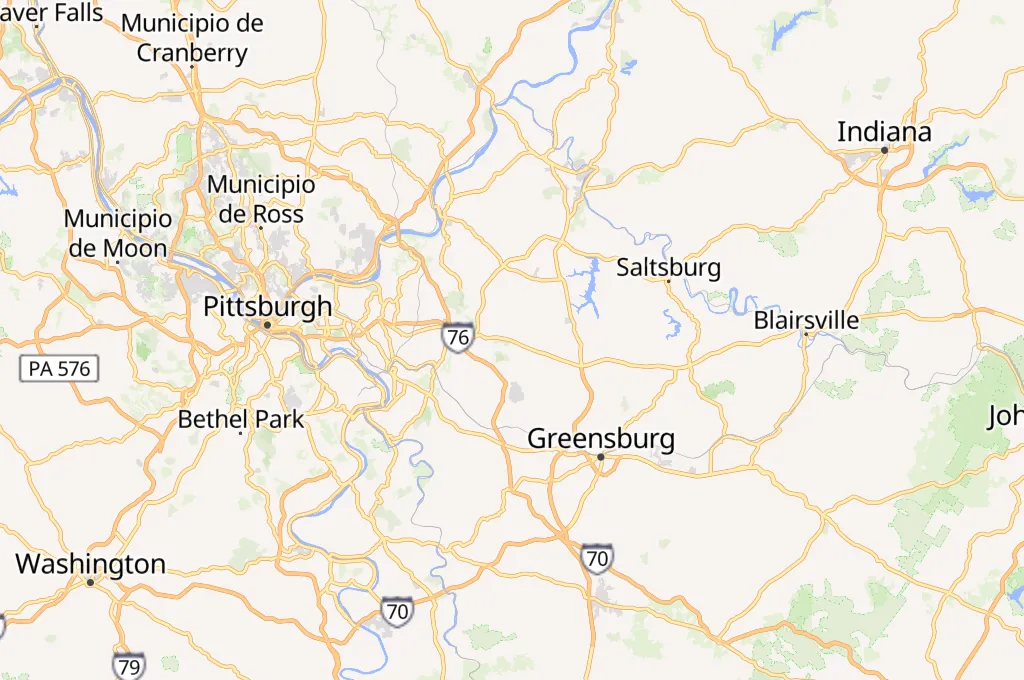 Murrysville Area Map Murrysville Area Map