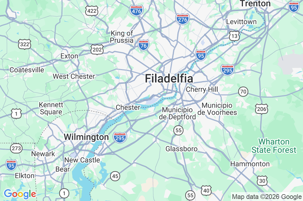 Aeropuerto Internacional de Filadelfia Area Map Aeropuerto Internacional de Filadelfia Area Map