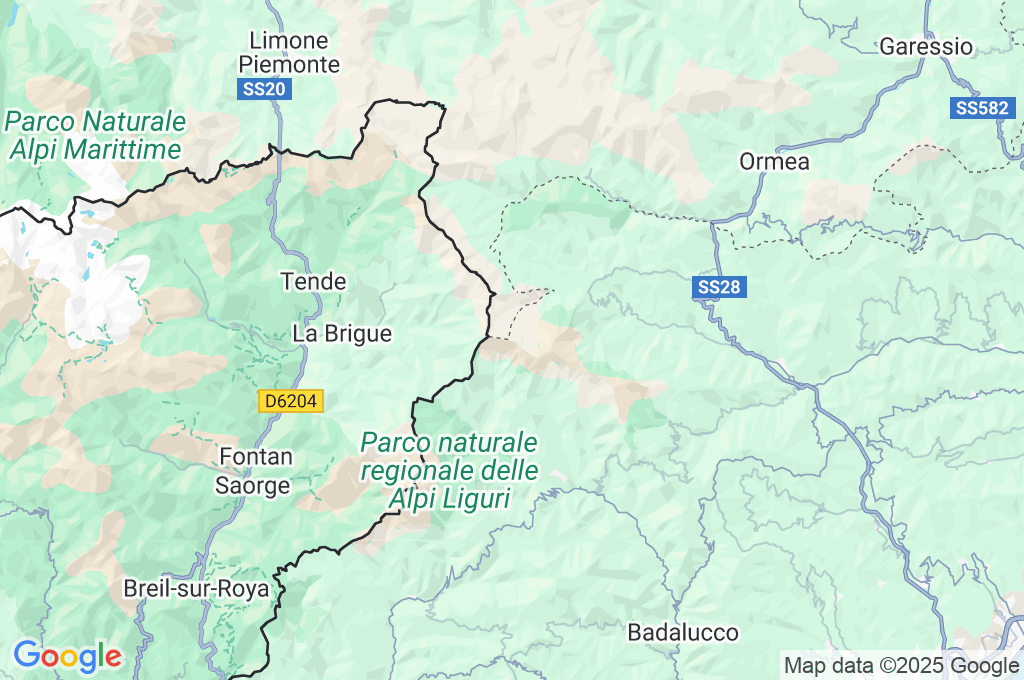 Rifugio la Terza Area Map