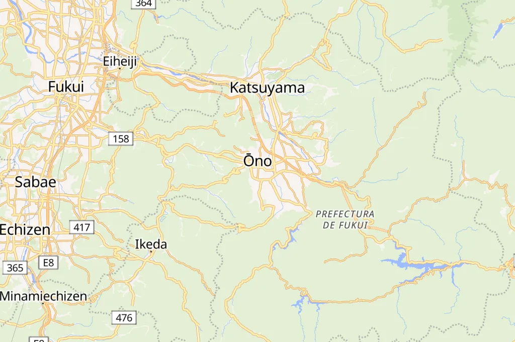 Ono Area Map