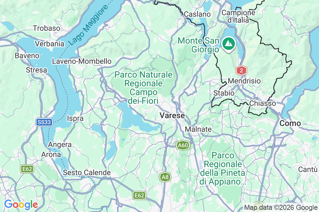 Villa Baragiola Area Map Villa Baragiola Area Map