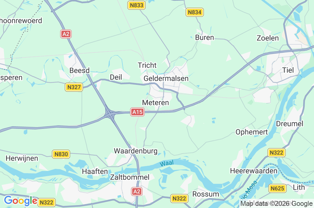 Meteren Area Map