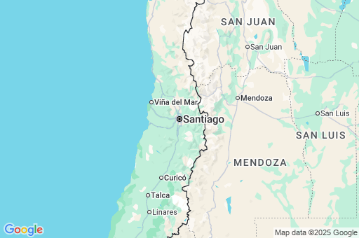 Map of Santiago