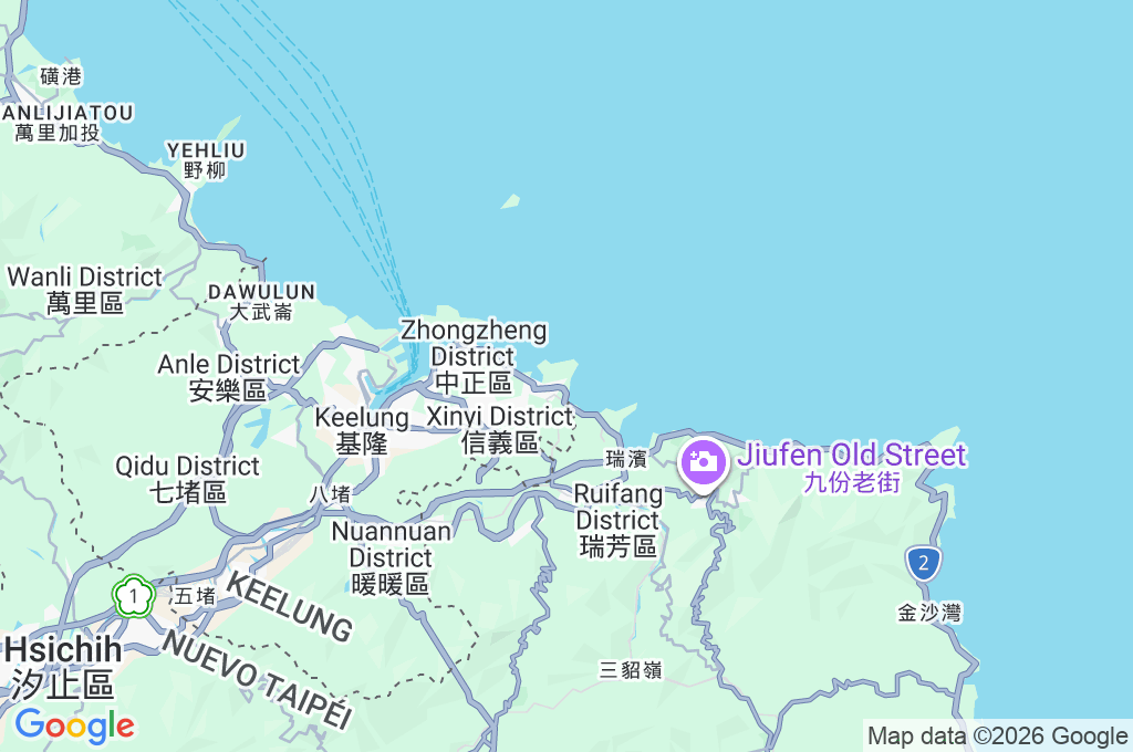 Bahía de Chaojing Area Map Bahía de Chaojing Area Map