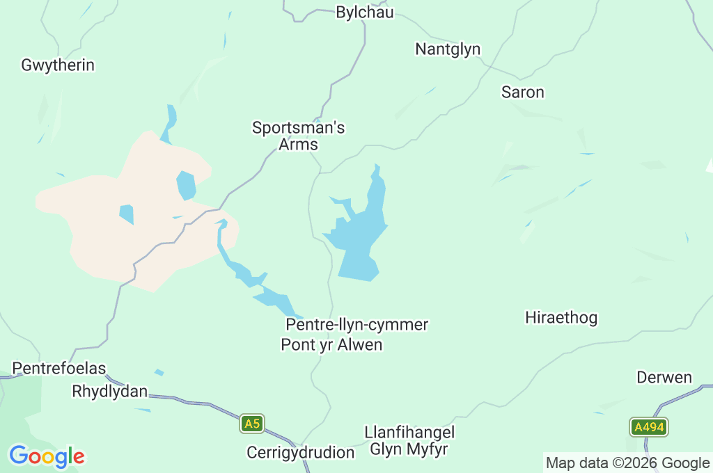 Llyn Brenig Area Map