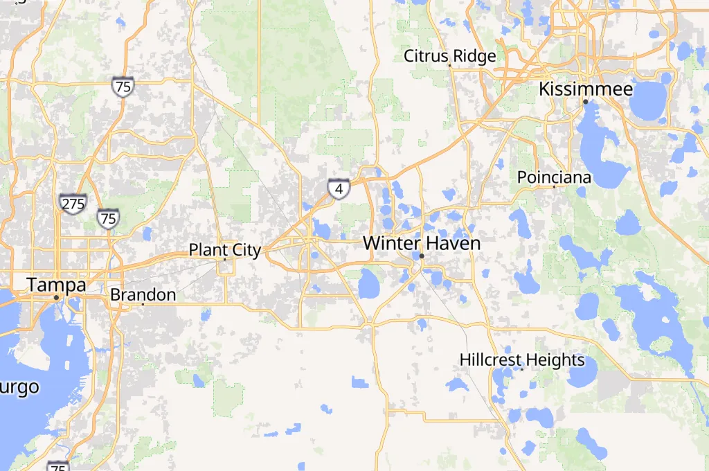 Florida Central Area Map