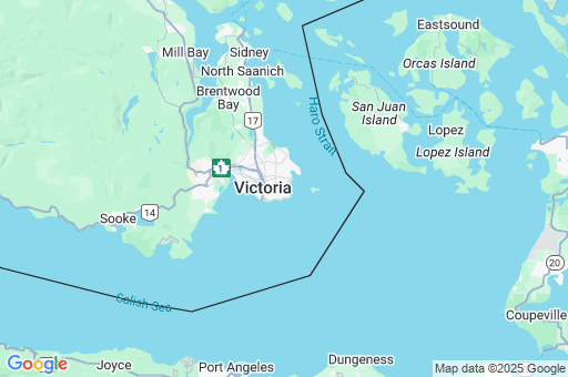 Map of Oak Bay