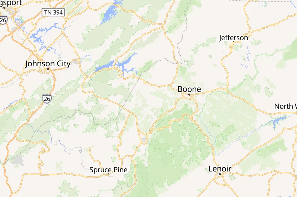 Beech Mountain Club Area Map Beech Mountain Club Area Map