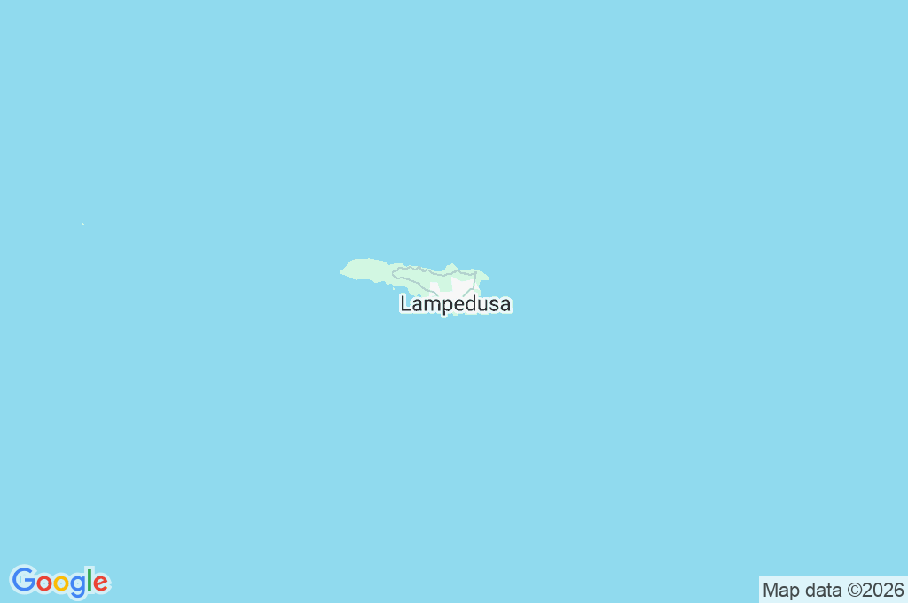 Lampedusa Area Map Lampedusa Area Map