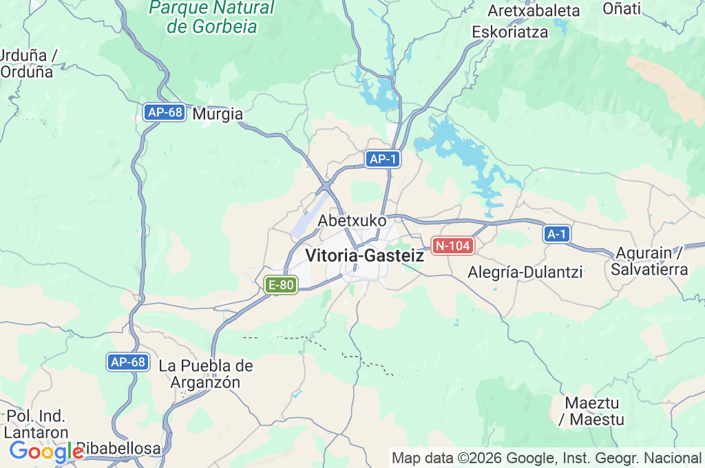 Vitoria-Gasteiz Area Map Vitoria-Gasteiz Area Map