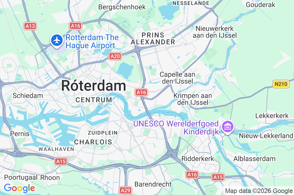 Capelle aan den IJssel Area Map