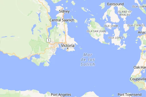 Map of Oak Bay