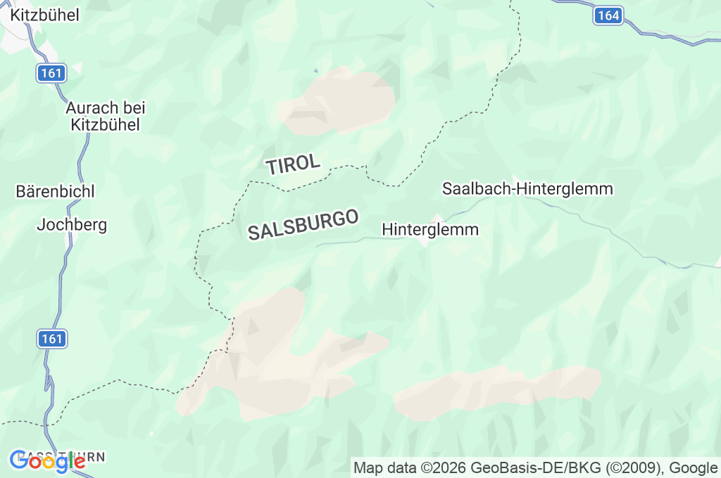 Hinterglemm Area Map Hinterglemm Area Map