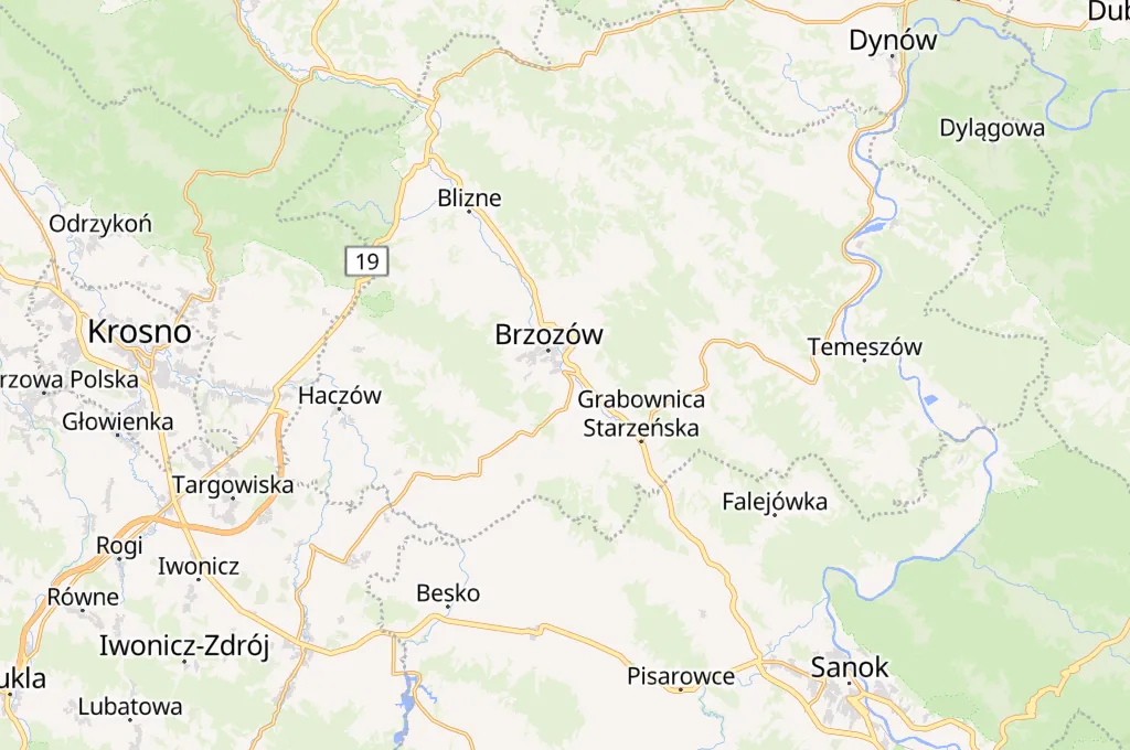 Humniska Area Map