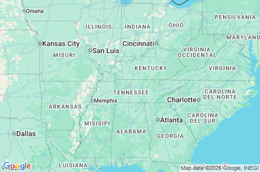 Map of Tennessee
