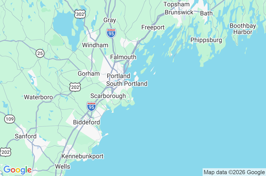 Faro de Portland Head Area Map Faro de Portland Head Area Map