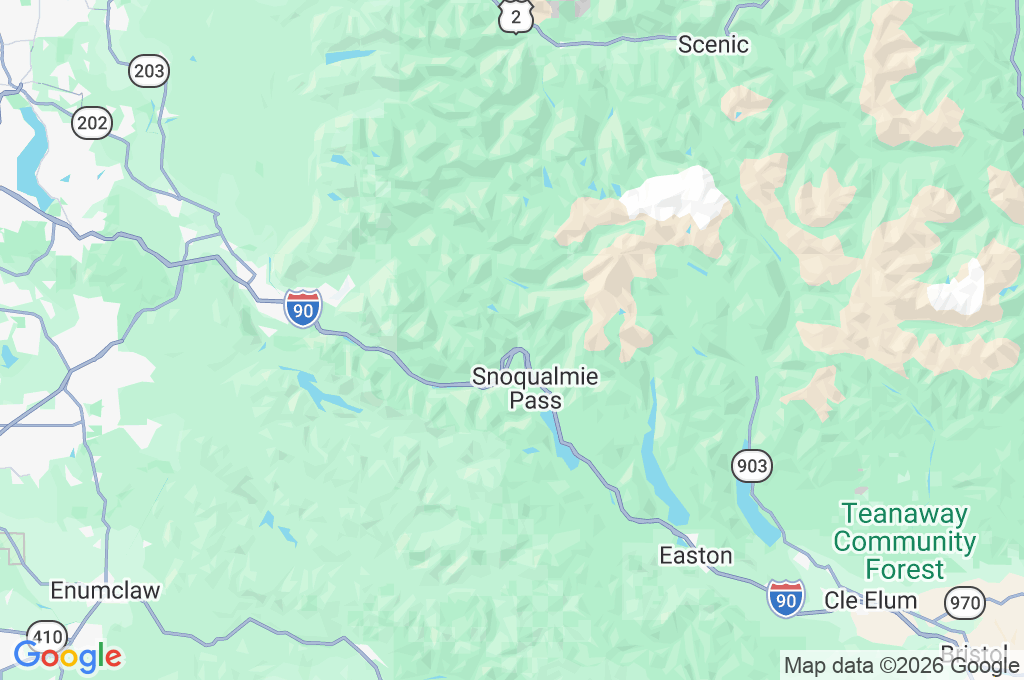 Alpental Area Map Alpental Area Map