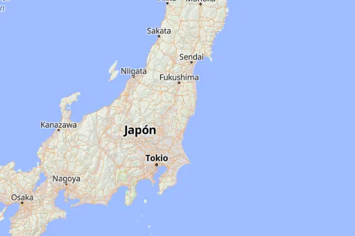 Map of Fukushima