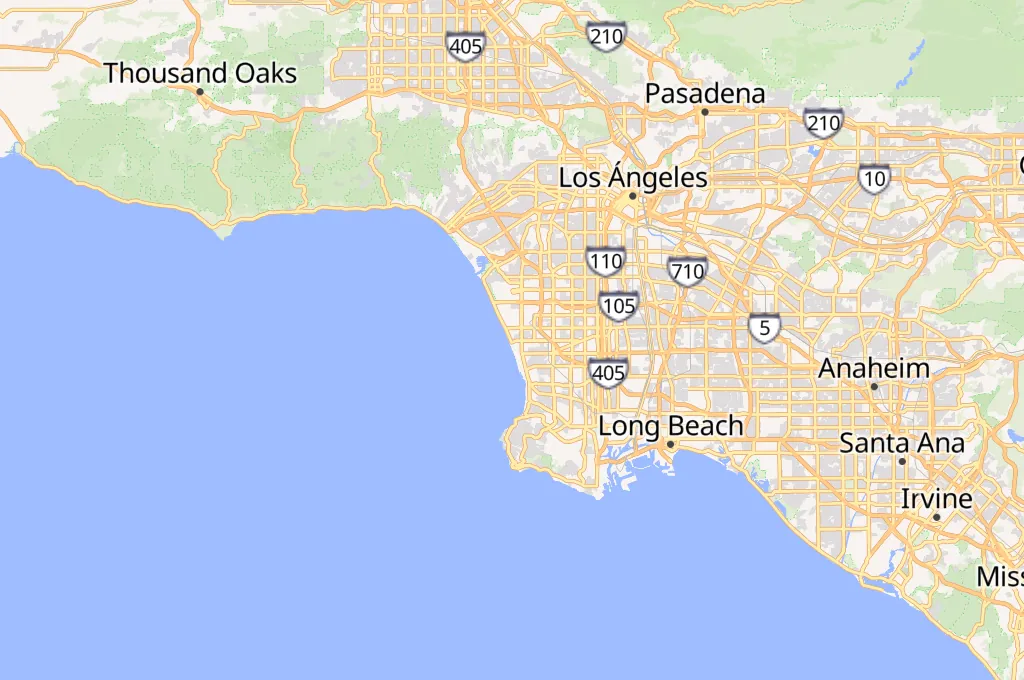 Manhattan Beach Area Map Manhattan Beach Area Map