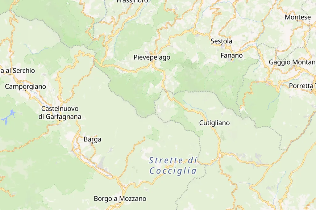 Val di Luce Area Map