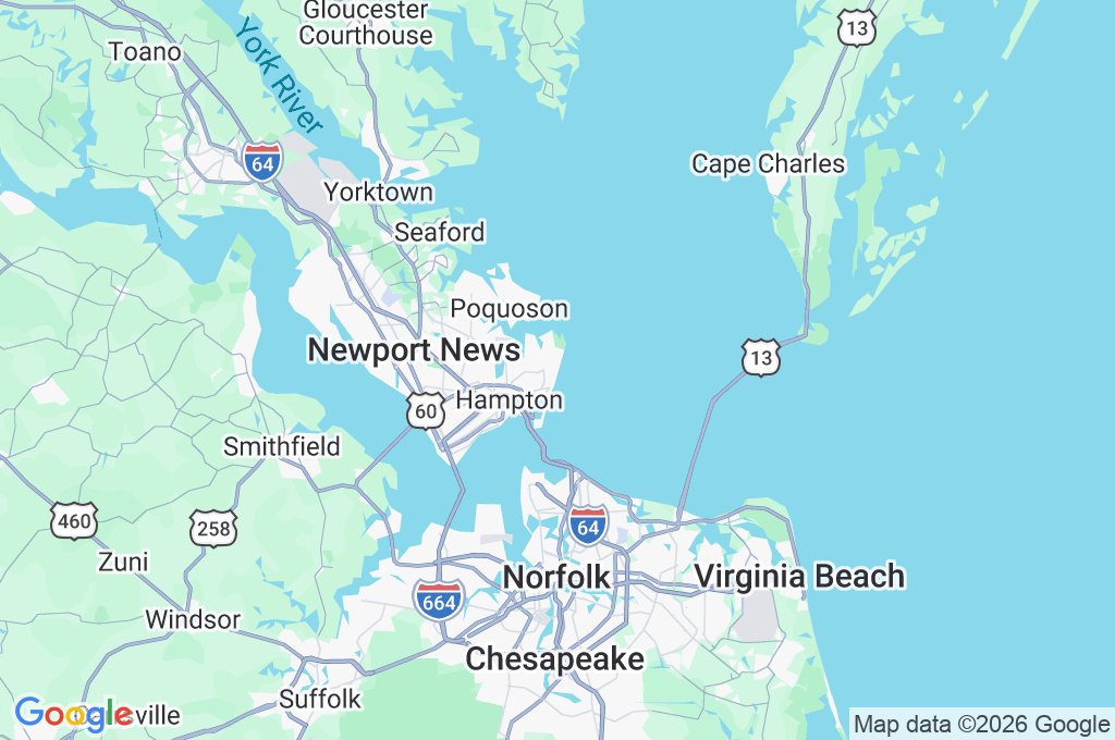 Buckroe Beach Area Map Buckroe Beach Area Map