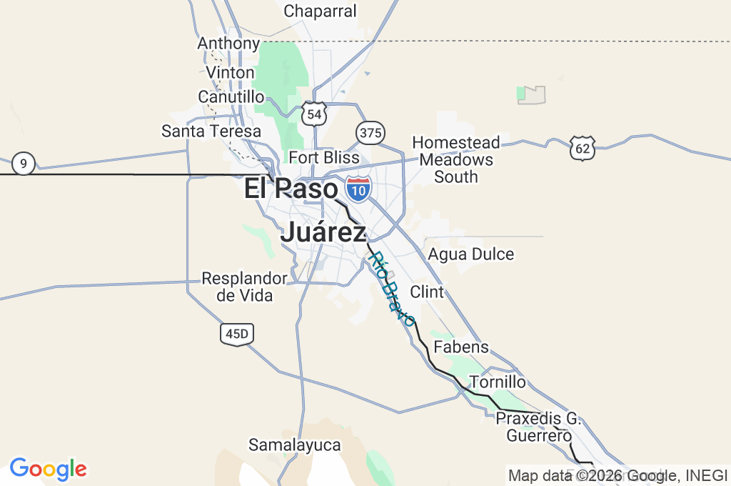 Puente Internacional Zaragoza Area Map