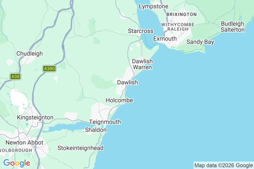Dawlish Area Map